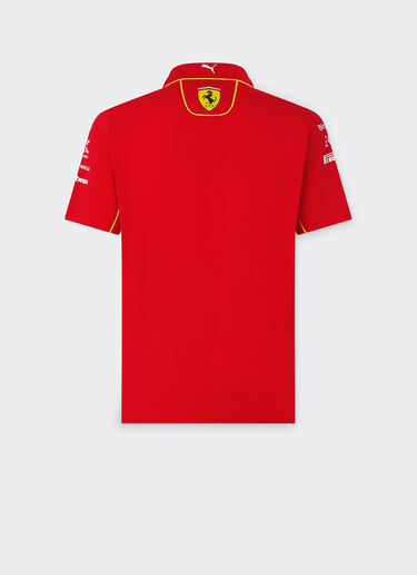 Ferrari Scuderia Ferrari Team 2024 Replica Poloshirt Rosso Corsa F1143f