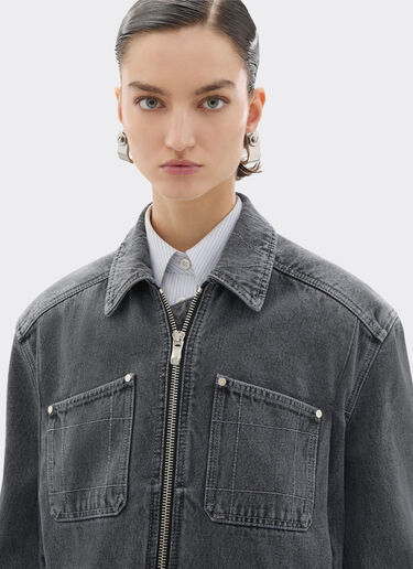 Dark marbled denim jacket Ferrari Dark marbled denim jacket Granite Gray 49945f