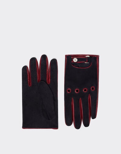 Ferrari Suede driving gloves Ultramarine 50245f