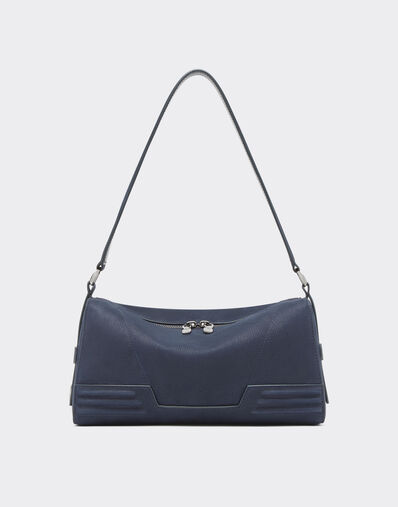 Ferrari Ferrari GT soft shoulder bag in nubuck leather Black 21976f