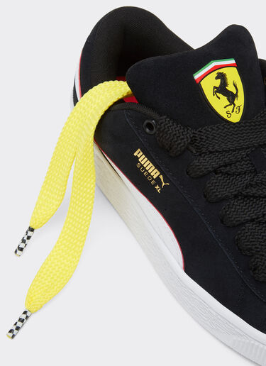 Ferrari Puma für Scuderia Ferrari Suede Schuhe Schwarz F1223f