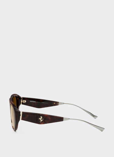 Ferrari Ferrari sunglasses in Havana acetate with polarised brown gradient lenses Beige F1549f