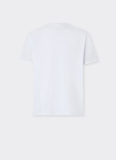 Cotton T-shirt with Ferrari logo Ferrari Cotton T-shirt with Ferrari logo Optical White 50847f