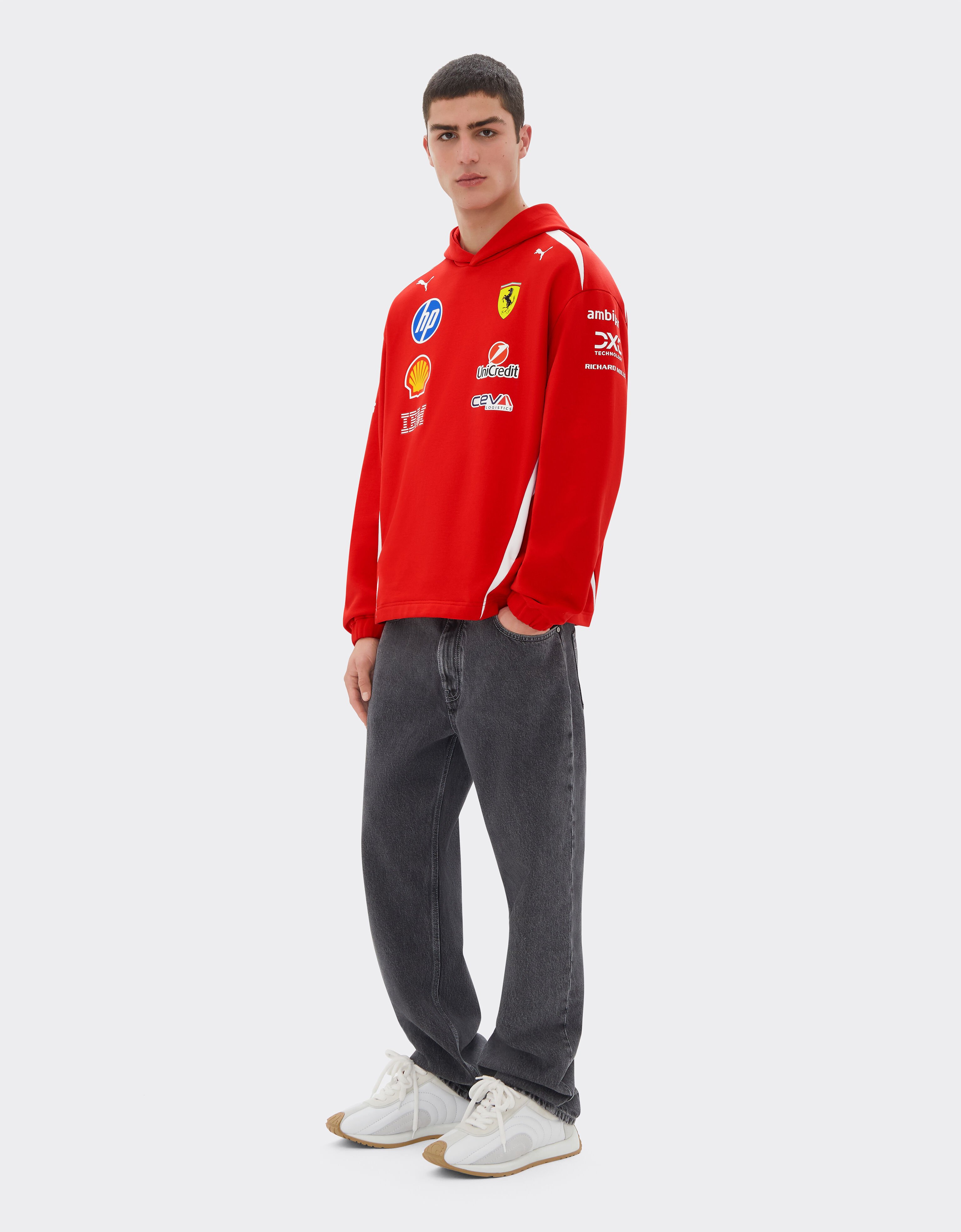 Ferrari Replica Drivers Authentic 2026 Puma for Scuderia Ferrari HP Sweatshirt Red LA0GXf