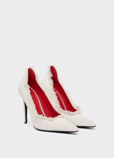 Canvas pumps Ferrari Canvas pumps Avorio 51027f