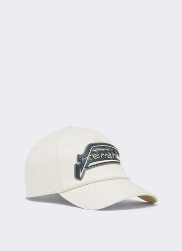 Gorra de béisbol con el logotipo de Ferrari Ferrari Gorra de béisbol con el logotipo de Ferrari Avorio CANCP0043WCO0004f