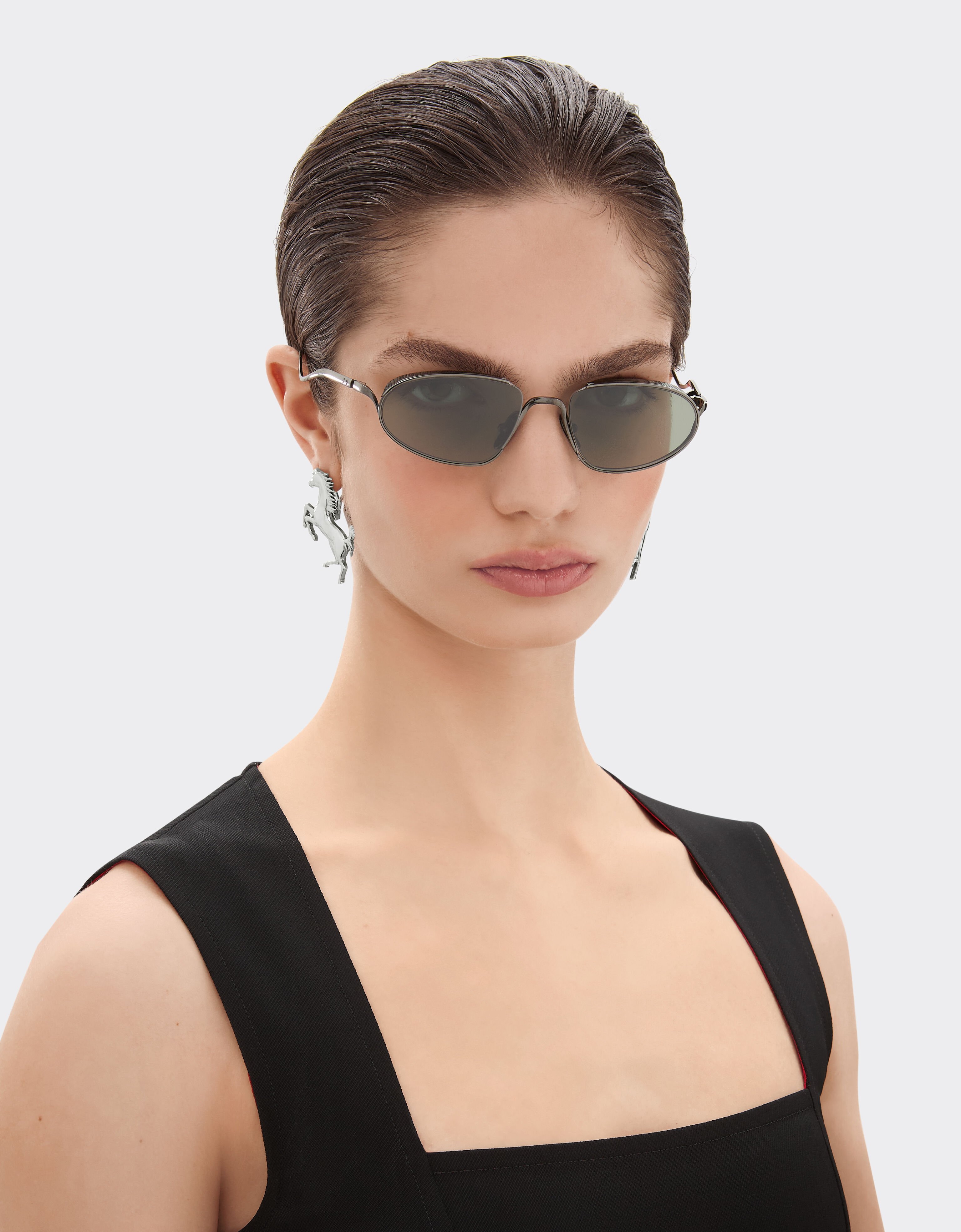 Pendientes con Cavallino Rampante Ferrari Pendientes con Cavallino Rampante Carbón 20014f