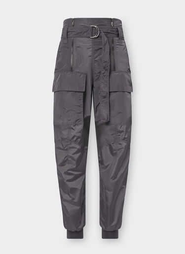 Ferrari Miami Collection cargo trousers in recycled nylon Dark Grey 21246f