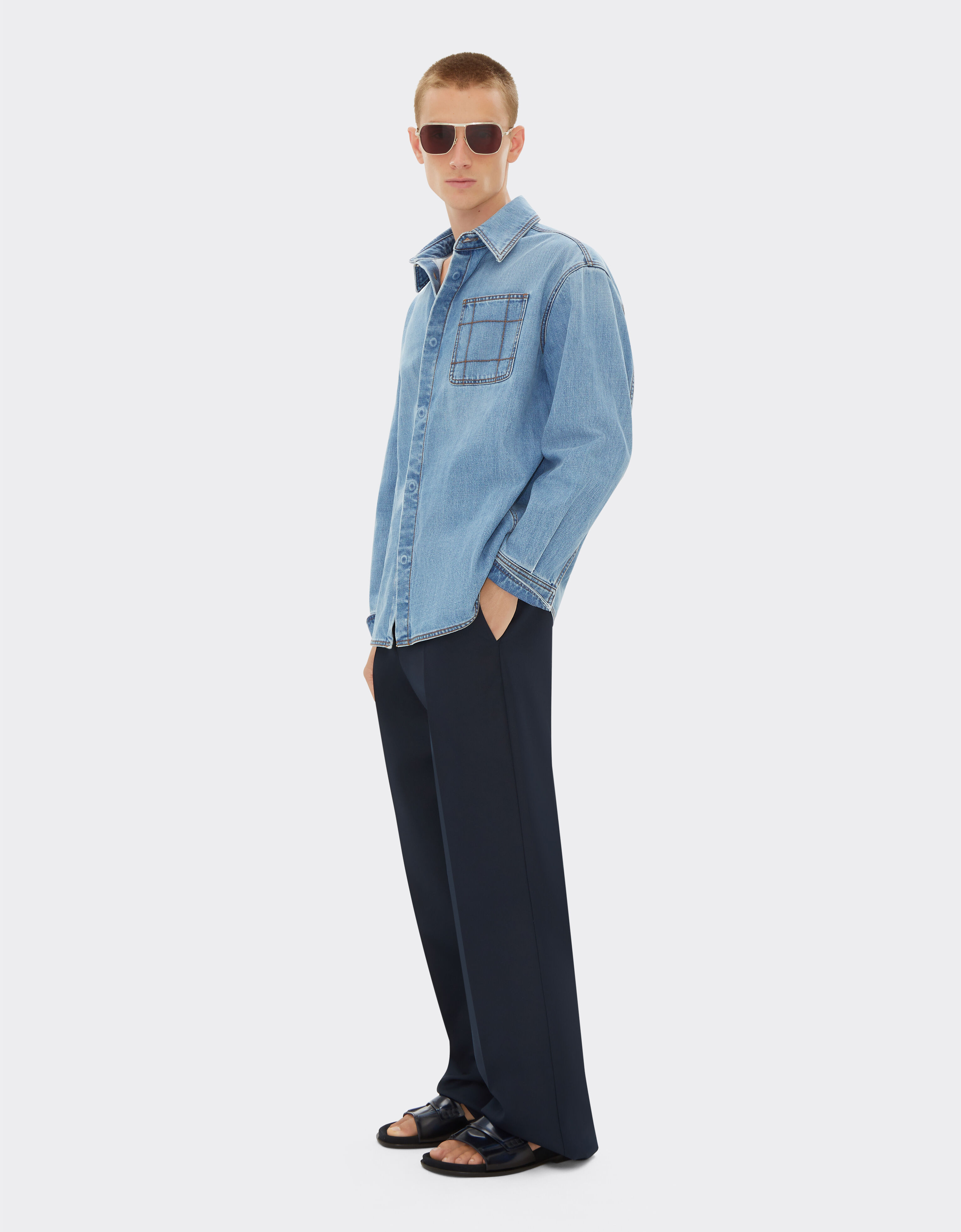 Ferrari Denim-Hemd Heller Denim 21914f
