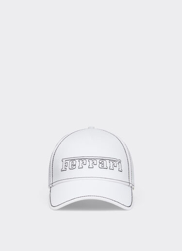 Ferrari Baseball cap with Ferrari logo Optical White 49116f