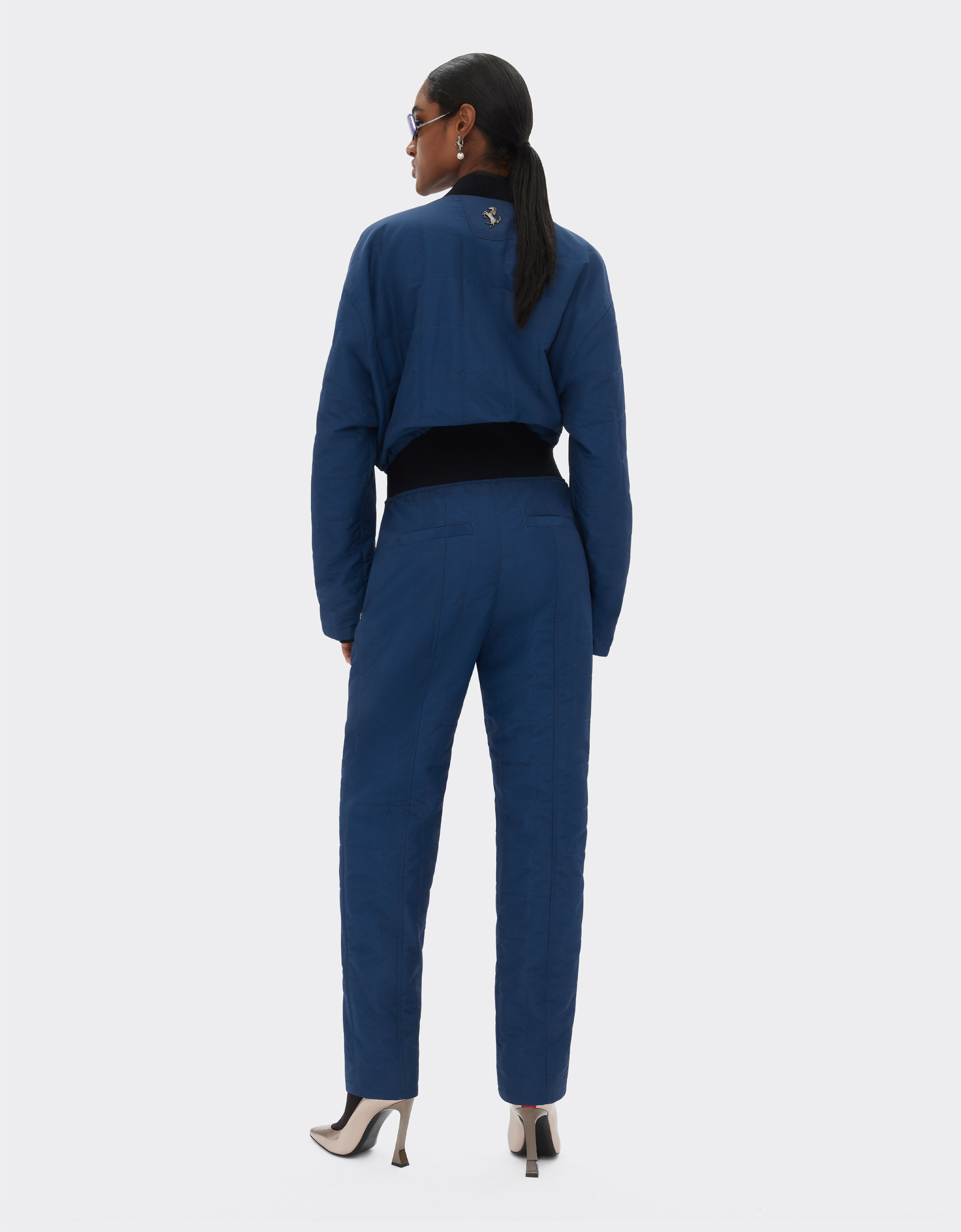Jumpsuit in Q CYCLE quilted fabric