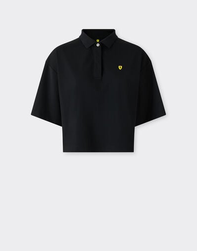  Polohemd mit Scuderia Ferrari-Grafik Nero SJWPO0043JCO0024f