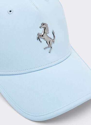 Baseball cap with metal prancing horse Ferrari Baseball cap with metal prancing horse Steel Blue 20815f