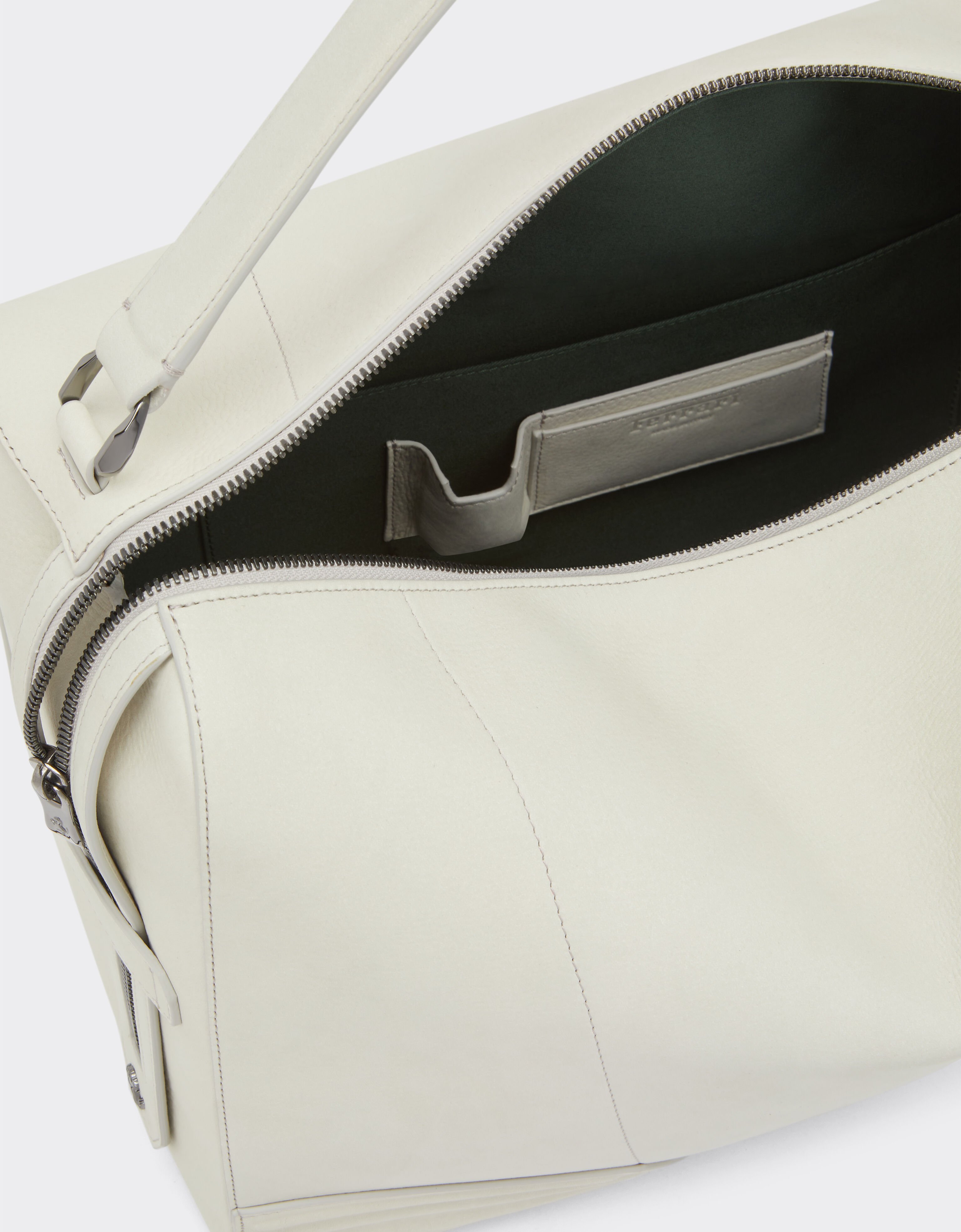 Ferrari Ferrari GT Tasche aus weichem Nubuk Ecru 22115f