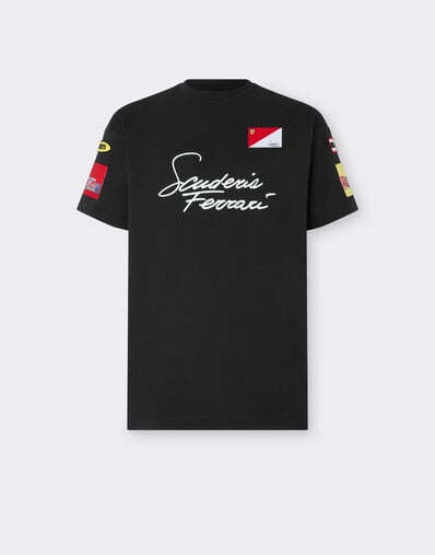 Ferrari Scuderia Ferrari cotton T-shirt Rosso Corsa SJMTH0040JCO0039f
