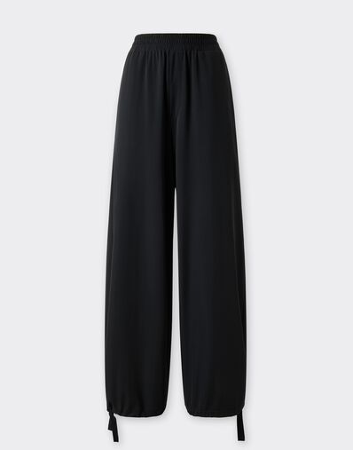  Technical piqué jogger pants Nero SKWTR0001KWO0003f