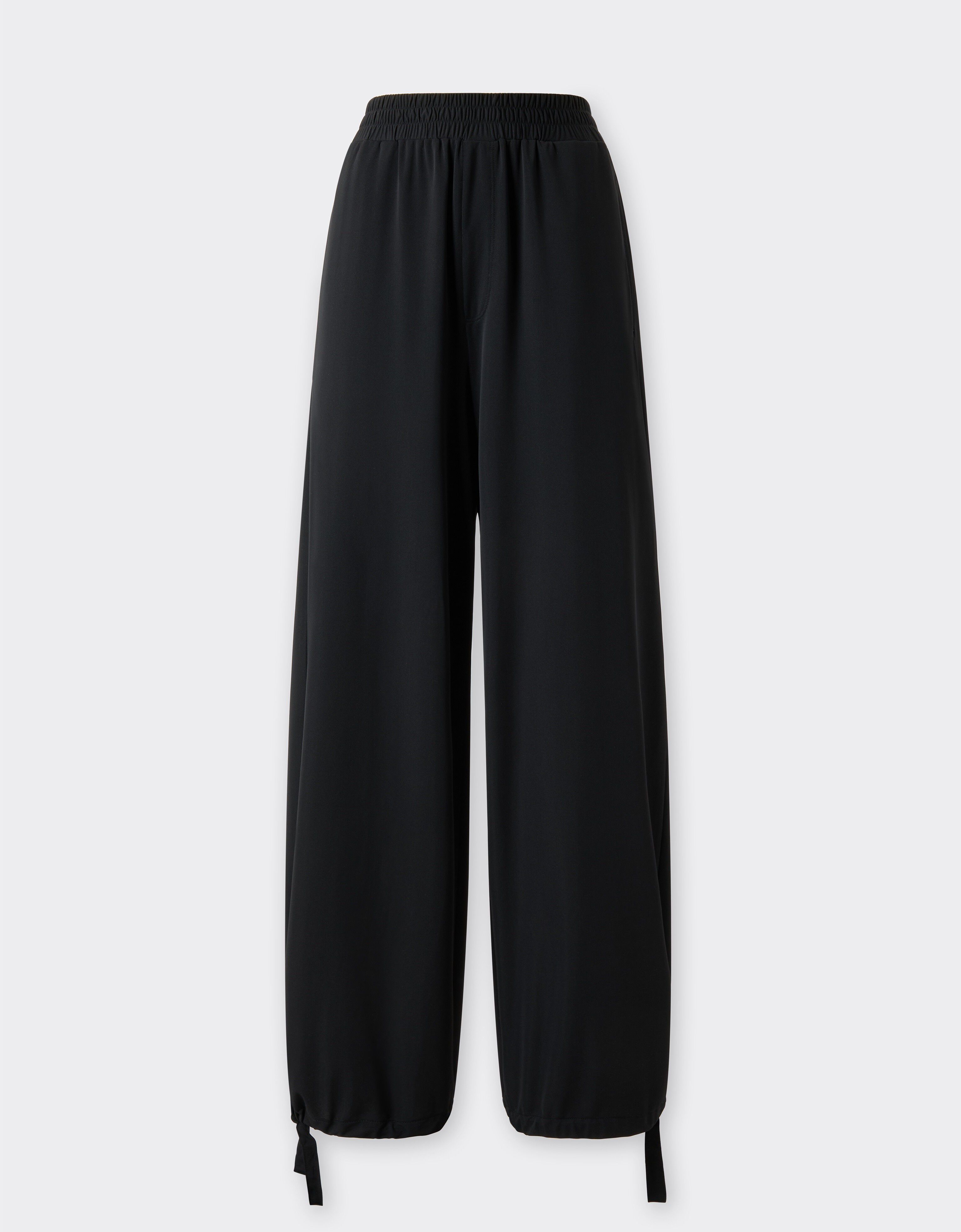  Technical piqué jogger pants Nero SKWTR0001KWO0003f
