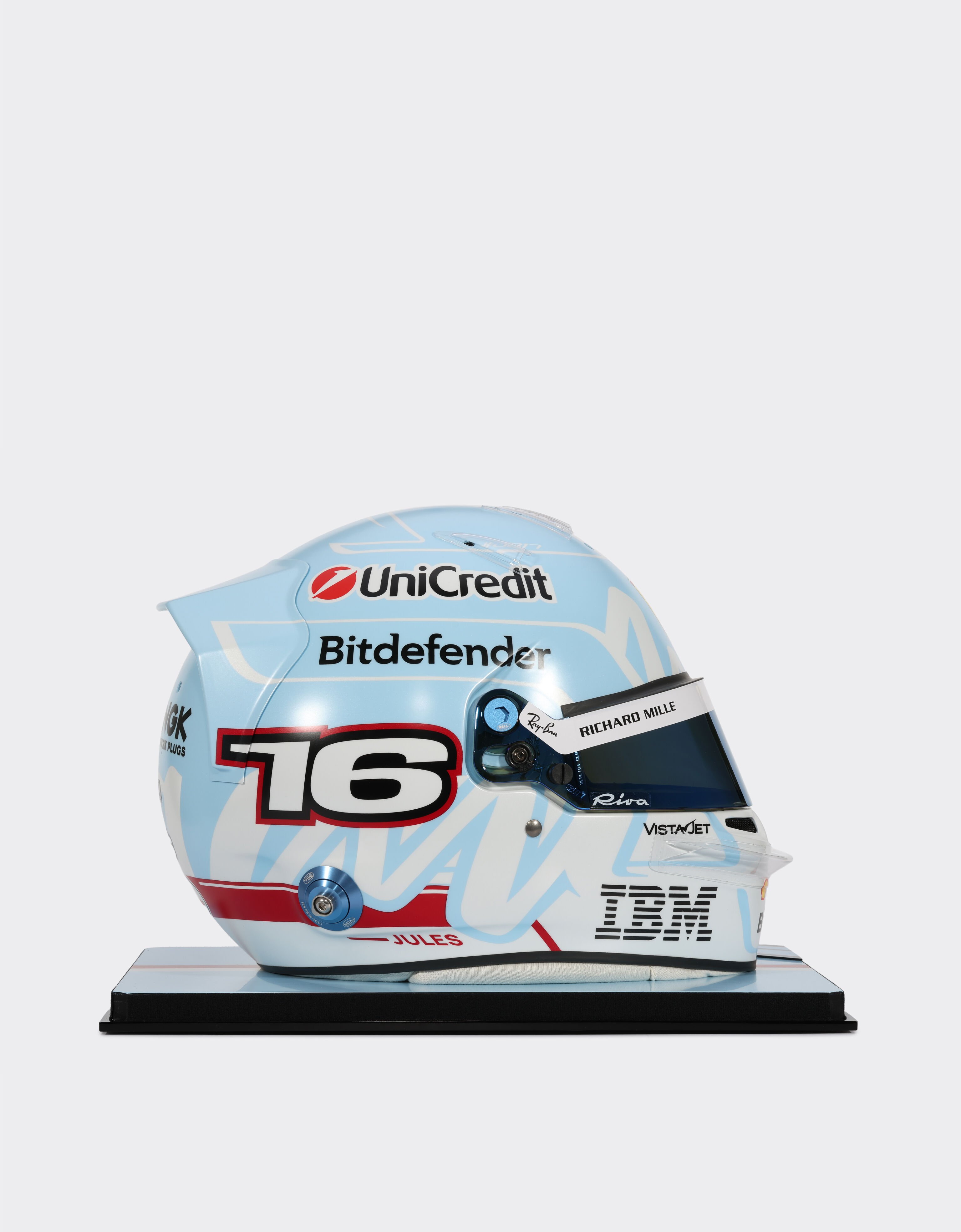 Ferrari Casco Charles Leclerc Miami Special Edition 2026 in scala 1:1 Multicolore LA0MJf