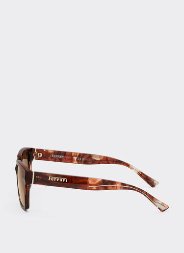 Ferrari Ferrari sunglasses in Havana acetate with polarised brown gradient lenses Beige F1546f