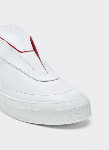 Ferrari Nappa leather trainers with embossed logo Bianco Ottico CSMSN0001XL00004f