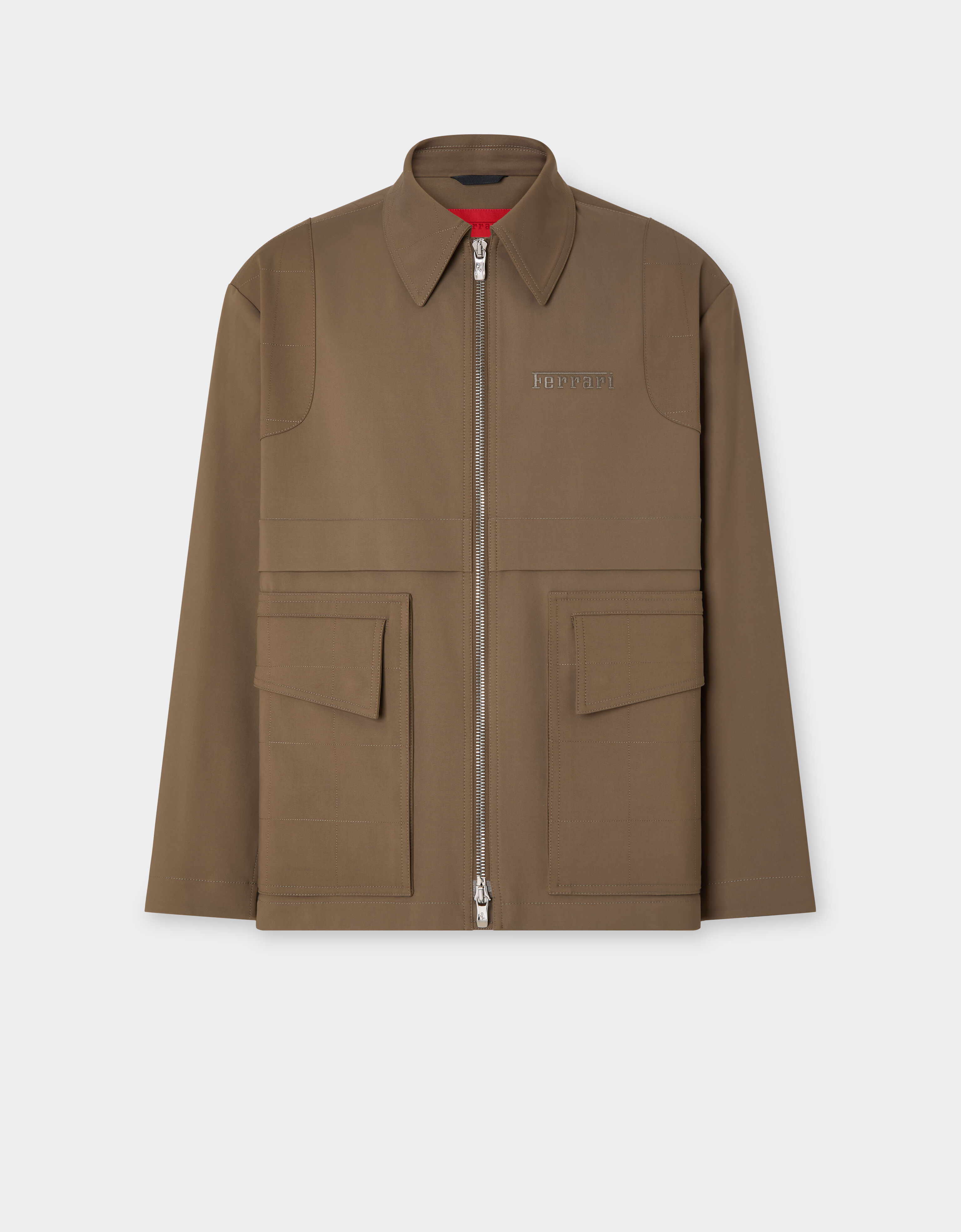 Ferrari caban en coton technique Khaki Green 50988f