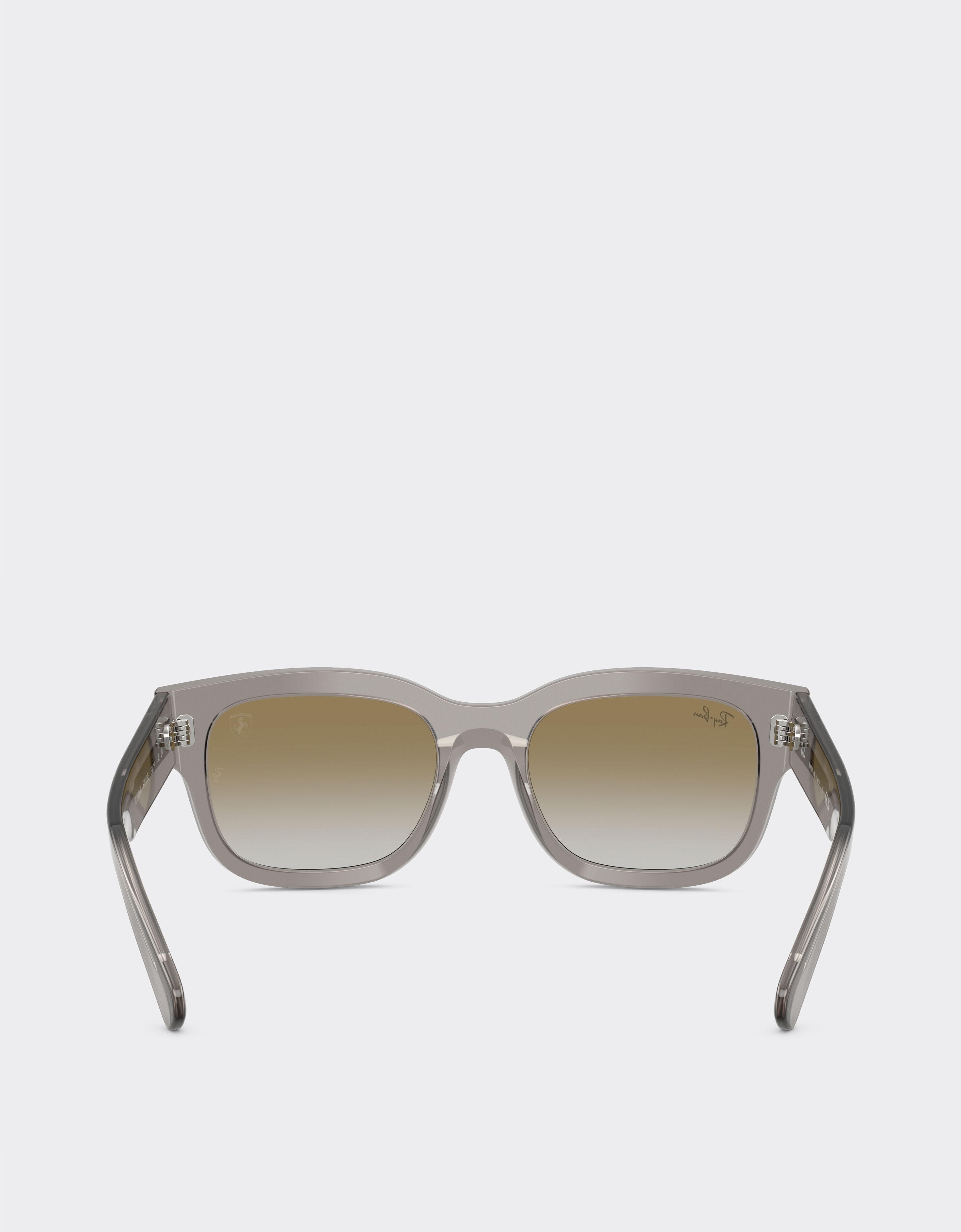 Ferrari Ray-Ban pour Scuderia Ferrari RB2228M en acétate gris transparent avec verres marron clair miroir dégradé doré Ingrid LA0JXf