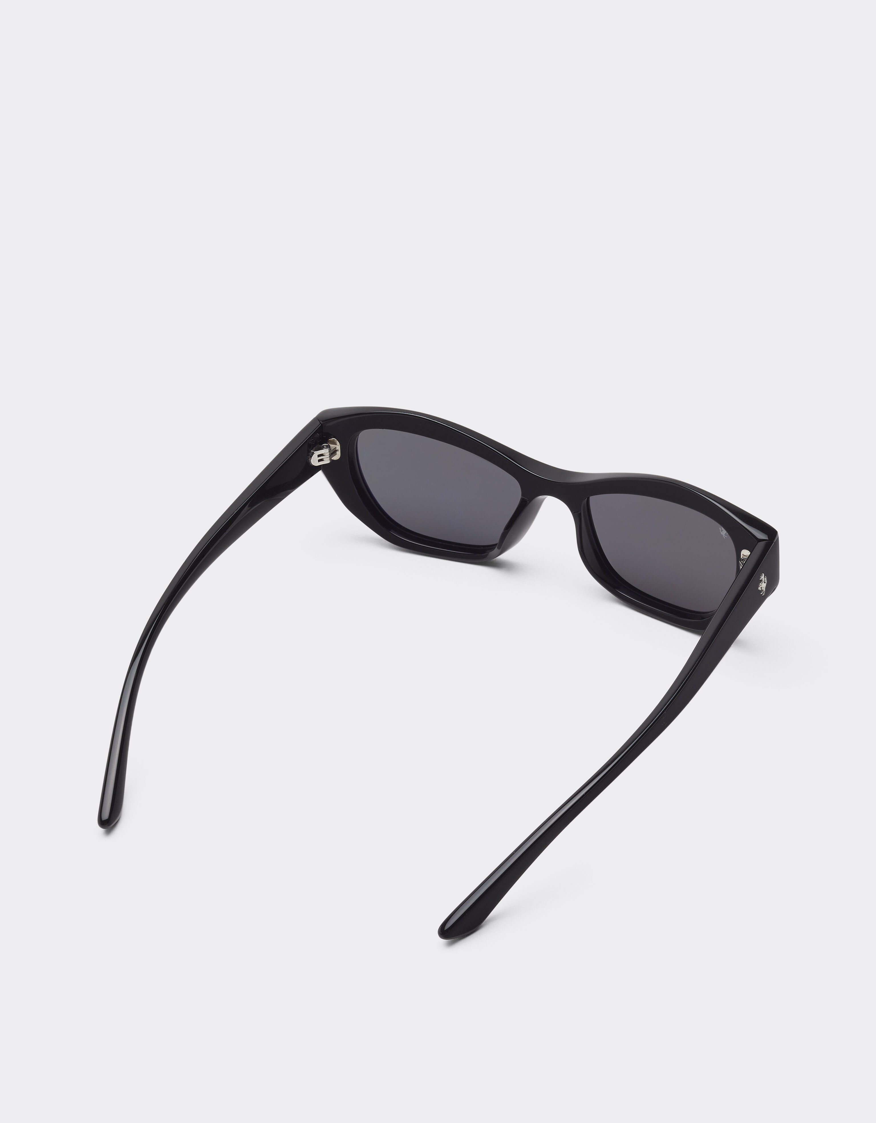 Ferrari Ferrari sunglasses in glossy blackacetate with black polarized lenses Nero LA0L2f