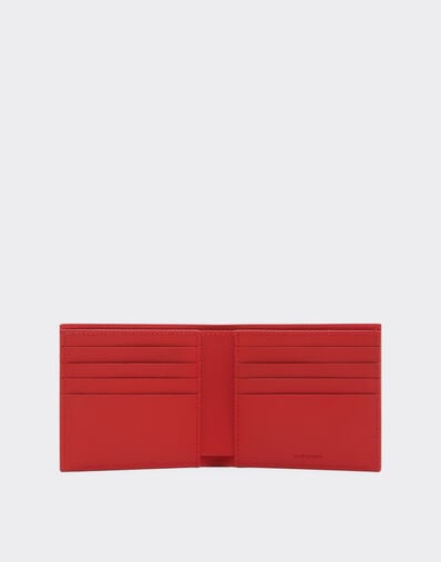 Ferrari Portefeuille horizontal en cuir Second Life Rosso Dino 21434f