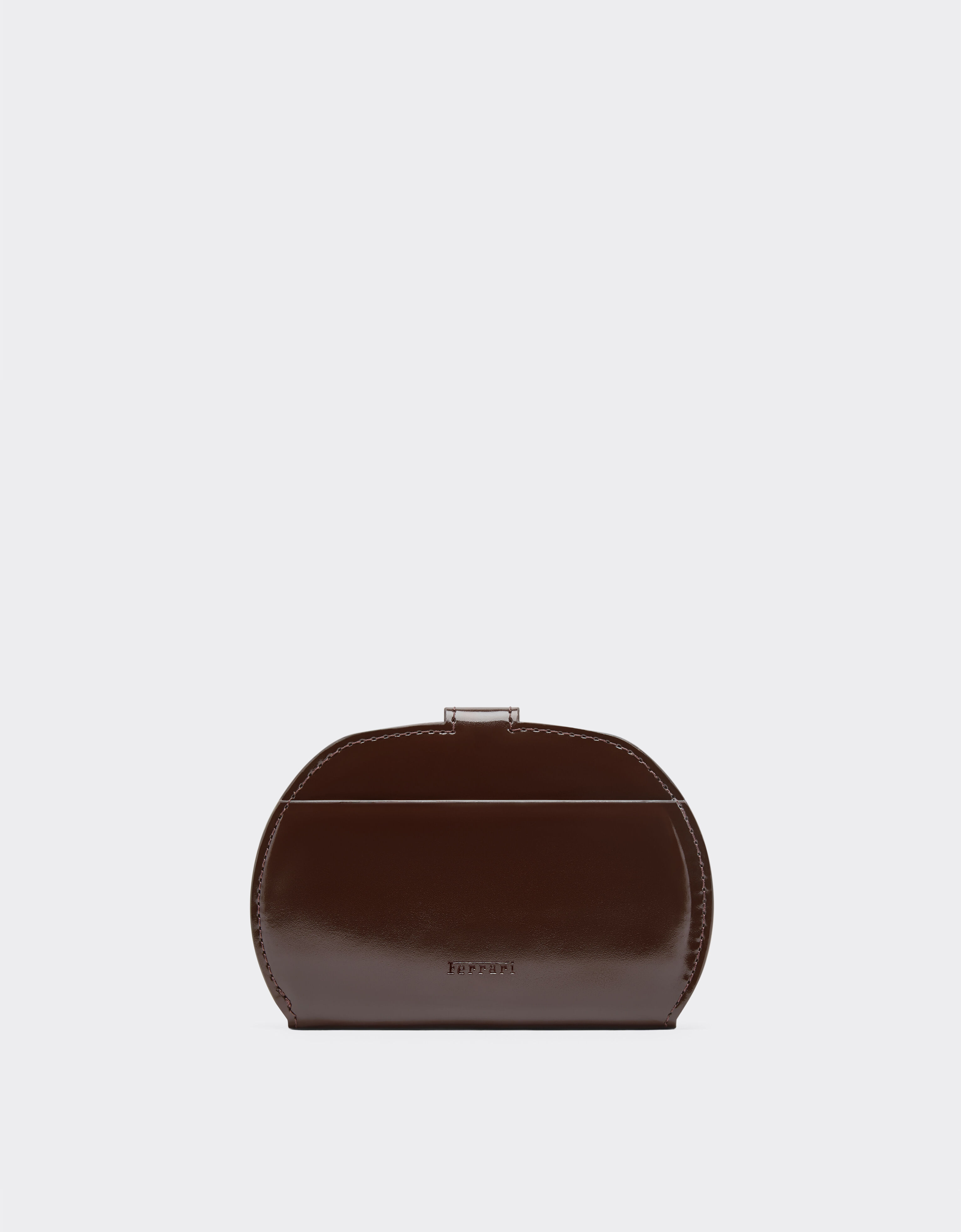 Ferrari Ferrari Dino glänzendes Leder Portemonnaie Espresso 49218f