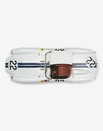 Ferrari Miniatura Ferrari 250 TR 1958 Lucybelle II Le Mans a escala 1:8 MULTICOLOR L4061f