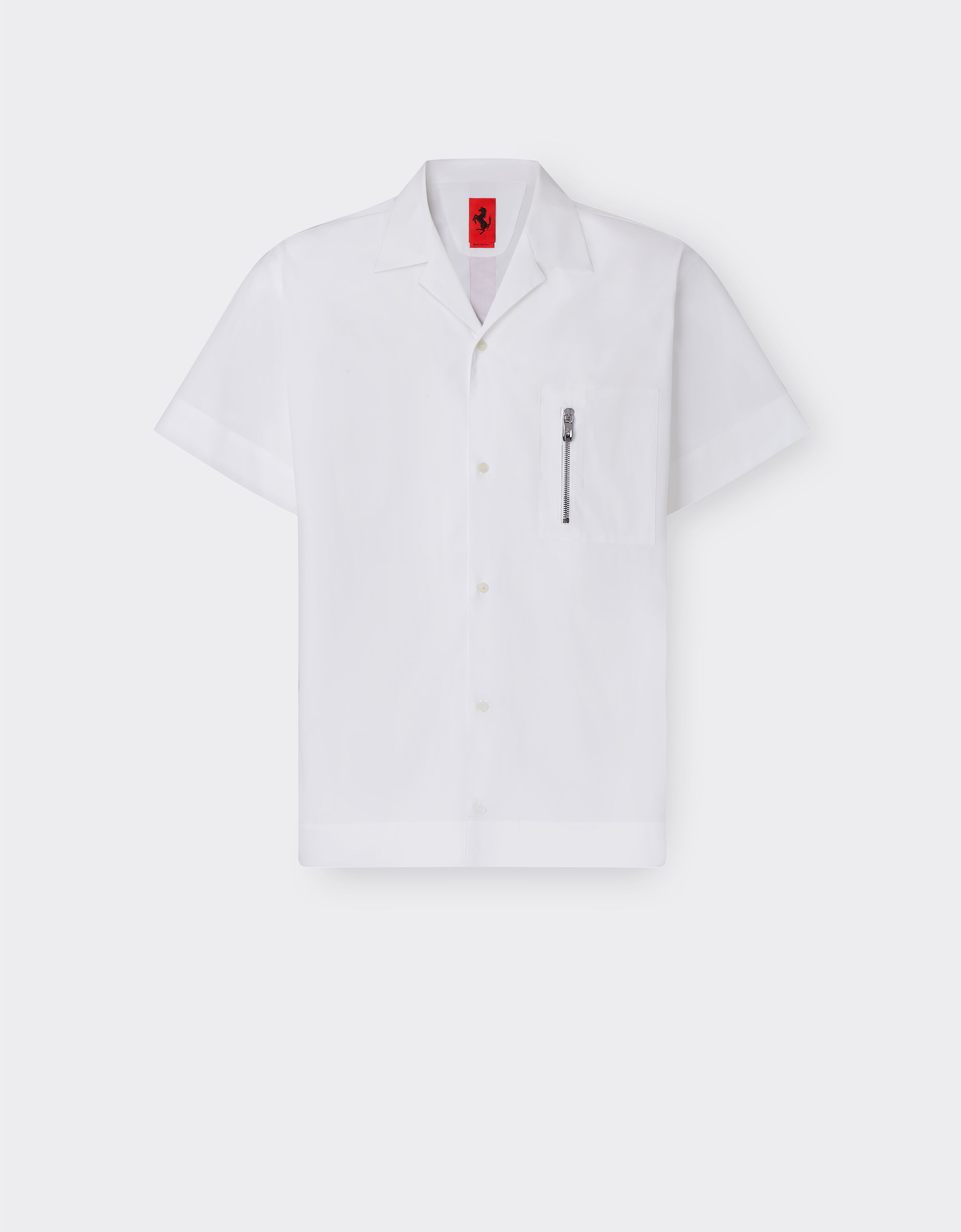 Ferrari Short-sleeved cotton shirt Optical White 48490f
