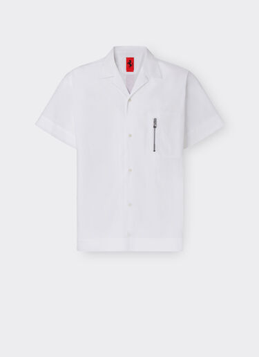 Ferrari Camisa de algodón de manga corta Blanco óptico 48312f