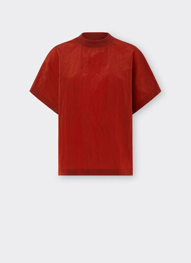 Ferrari T-shirt in light nylon Rust 48491f