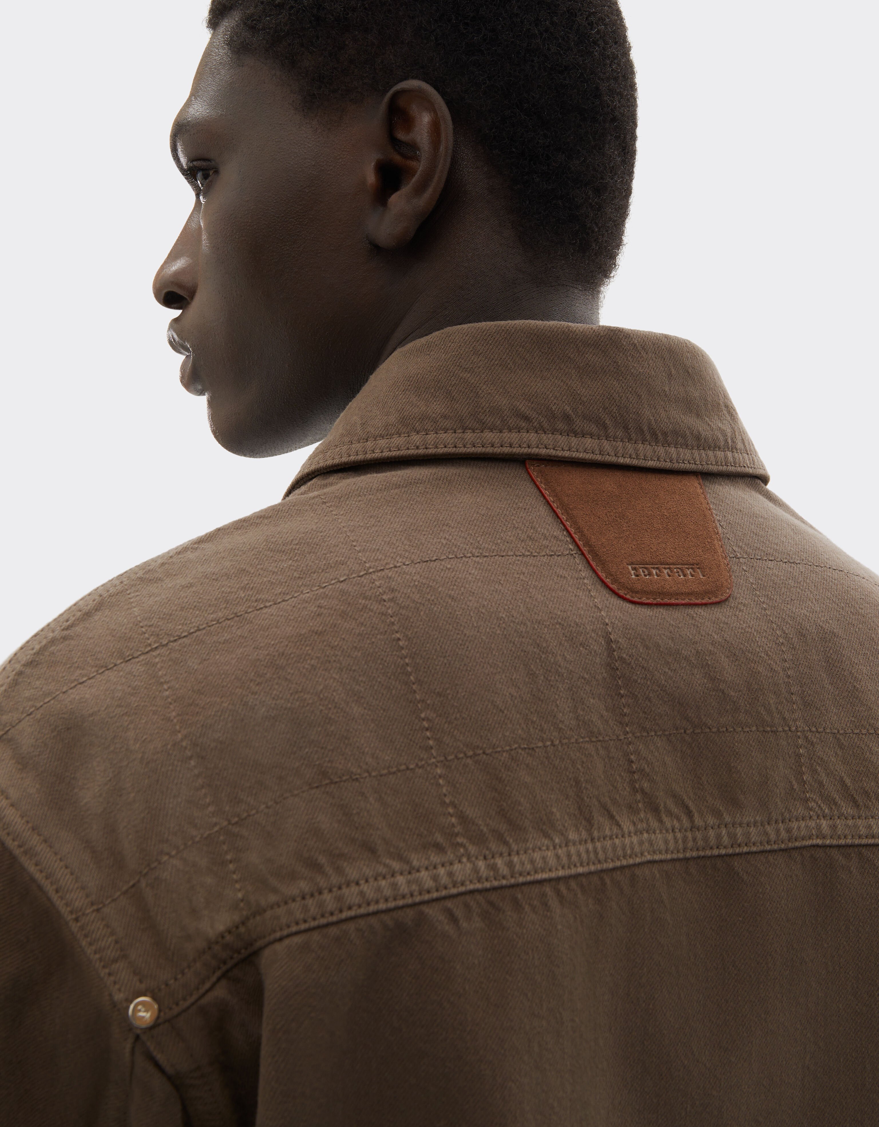 Clayのメンズ デニム シャツ | Ferrari®