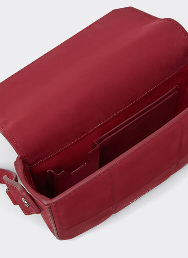 Bolso mensajero mini de nubuck Ferrari Bolso mensajero mini de nubuck Maison Red 50240f