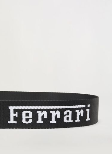 Ferrari Gürtel aus Textilband mit Ferrari-Logo Schwarz 20017f