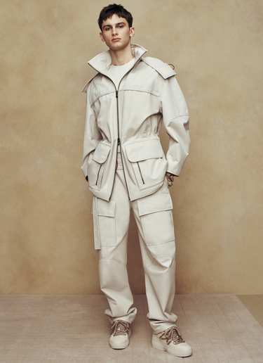 Parka con cappuccio Ferrari x Charles Leclerc Ferrari Parka con cappuccio Ferrari x Charles Leclerc Ecru 22260f