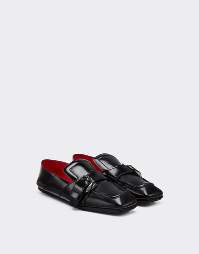 Ferrari Brushed leather loafers Black 22743f