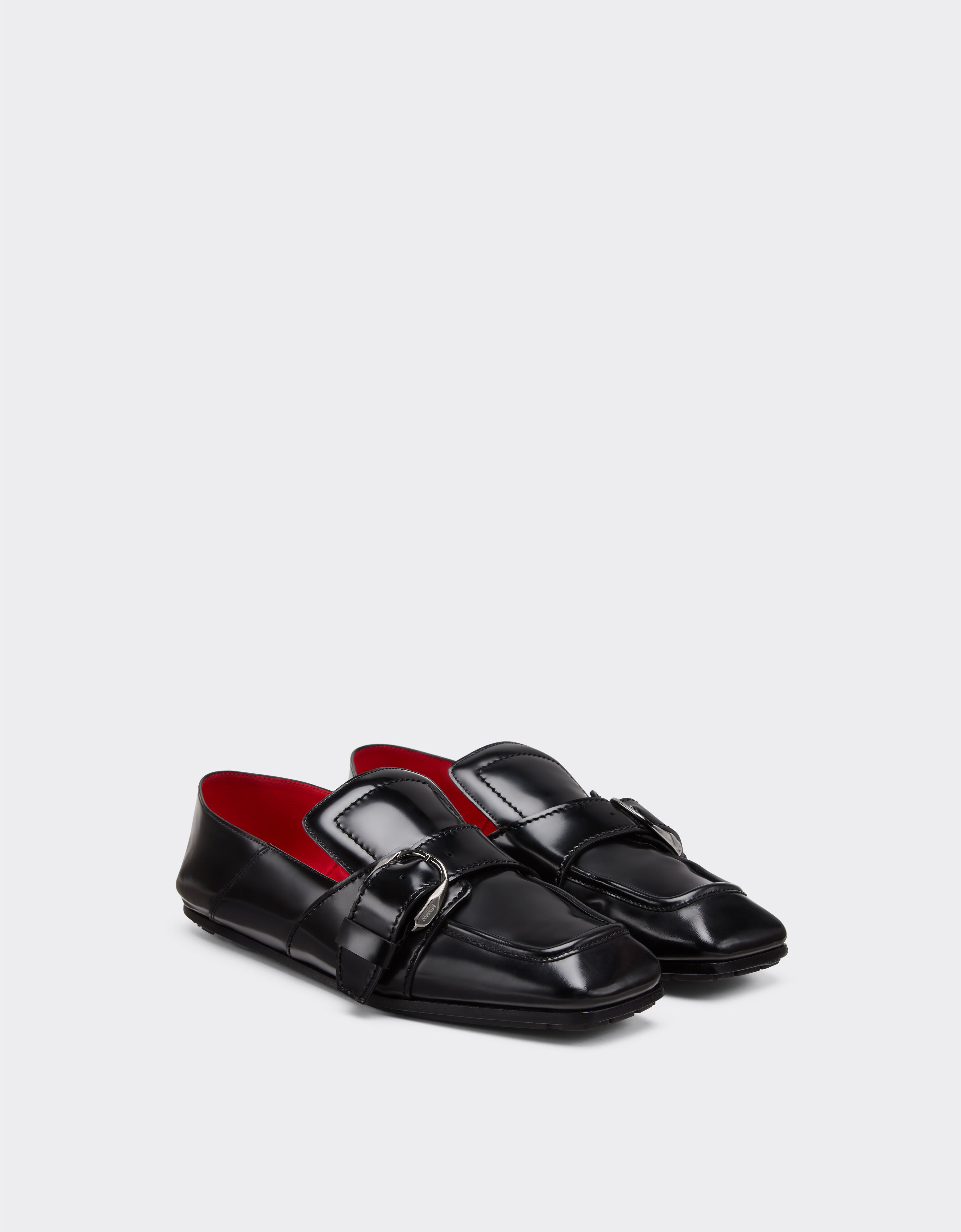 Ferrari Brushed leather loafers Black 22743f