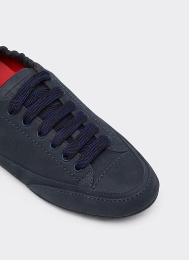 Ferrari Driving trainers in nubuck leather Navy 22037f