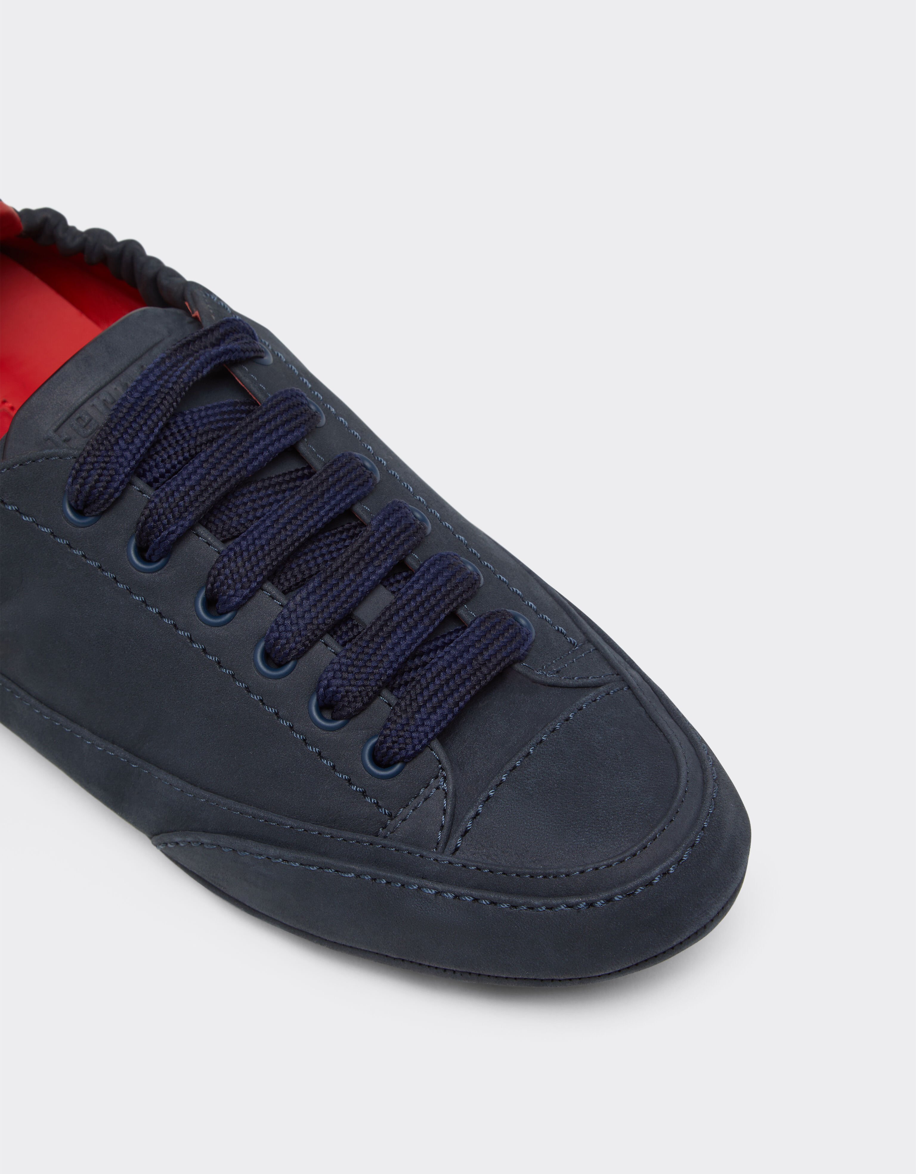 Ferrari Driving trainers in nubuck leather Navy 22037f