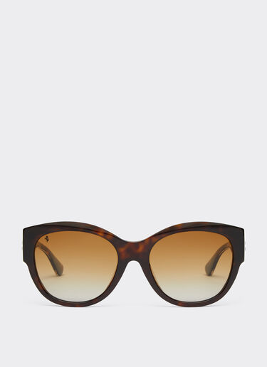 Ferrari Ferrari sunglasses in Havana acetate with polarised brown gradient lenses Tortoiseshell F1273f