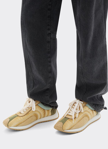 Suede, nappa and nylon sneakers Ferrari Suede, nappa and nylon sneakers Granite Green 50763f