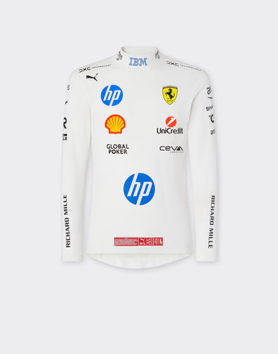 Ferrari Puma for Scuderia Ferrari Lewis Hamilton racing undersuit Optical White LA09Ef