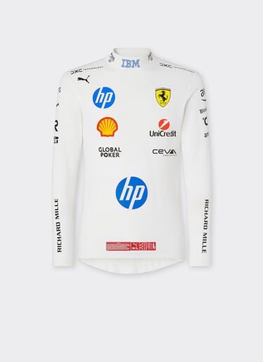 Puma for Scuderia Ferrari Lewis Hamilton racing undersuit Ferrari Puma for Scuderia Ferrari Lewis Hamilton racing undersuit Optical White LA09Ef