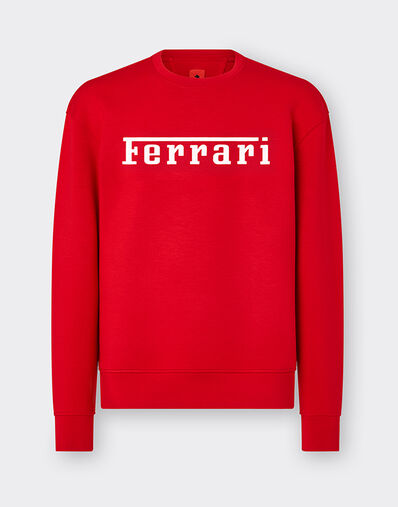 Ferrari Scuba sweatshirt with Ferrari logo Racing red 20518f