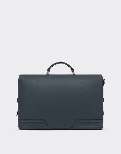 Ferrari Borsa Ferrari GT in pelle, modello weekender Navy 21100f