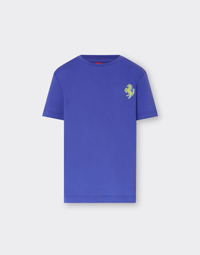 Ferrari T-shirt with Prancing Horse patch Red LA026fK
