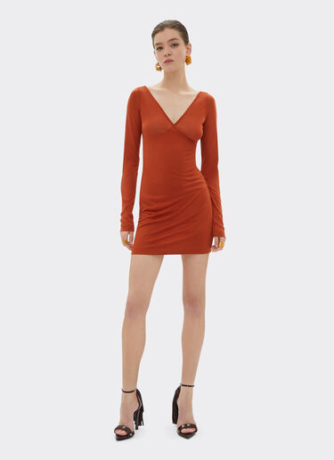 Ferrari Mini dress in silk jersey Hide 22176f