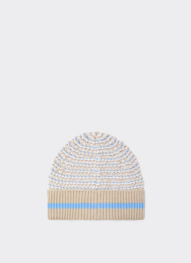Ferrari Ferrari x Charles Leclerc 3D knit beanie Ecru 22256f
